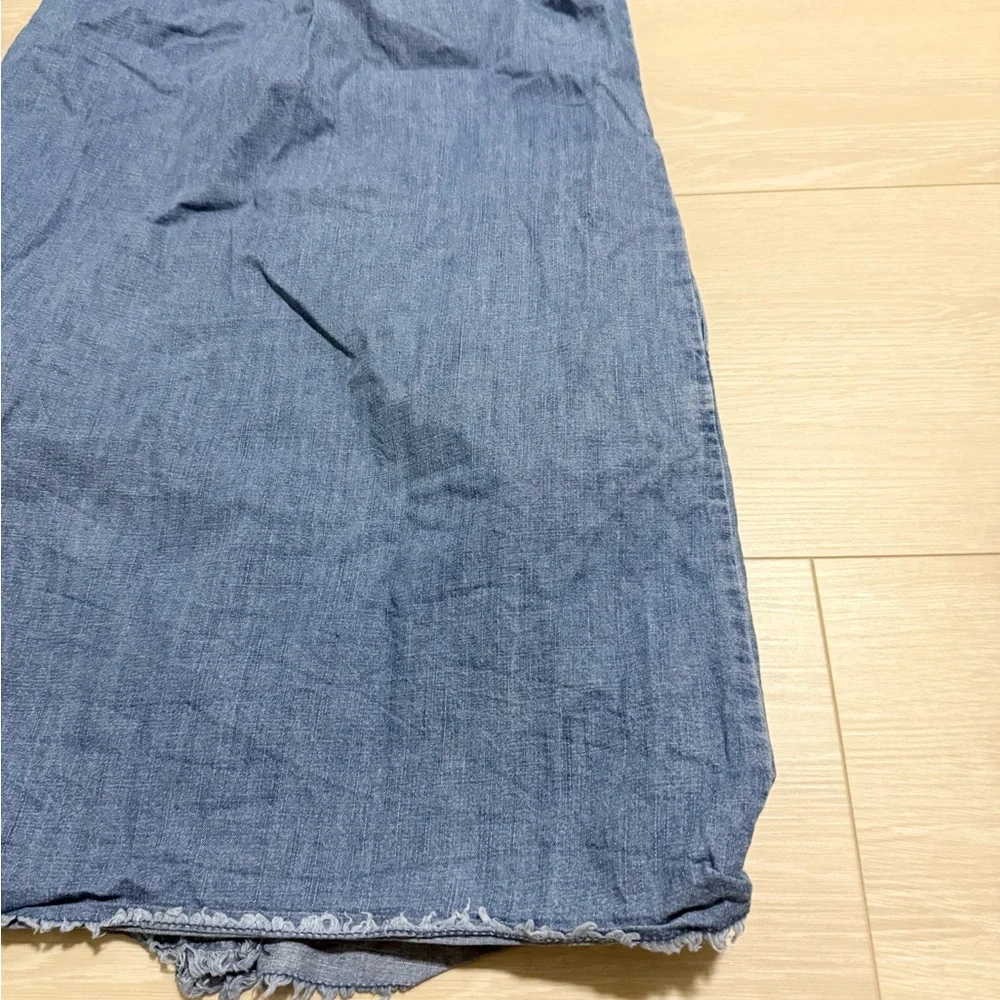 Madewell Button Down Chambray Shirt Dress - Picture 9 of 10
